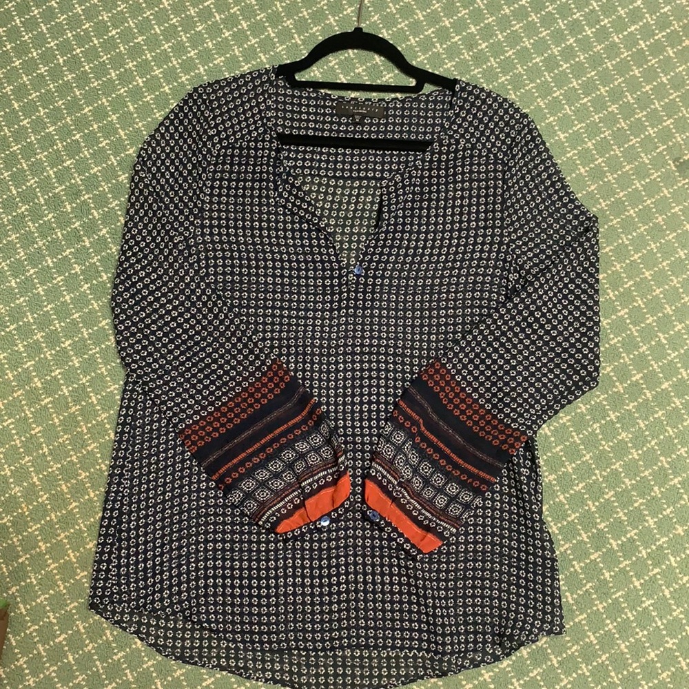 Long sleeved sheer Sanctuary blouse
